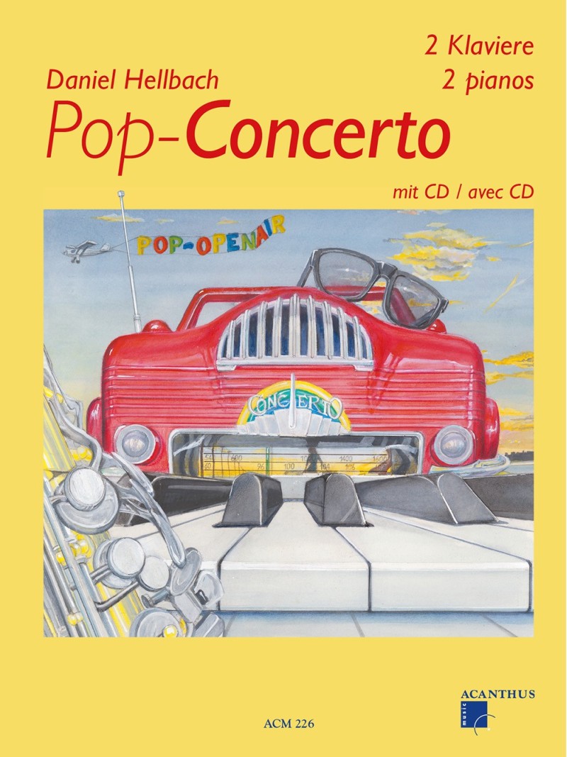 Pop-Concerto mit CD, AUSGABE für 2 KLAVIERE