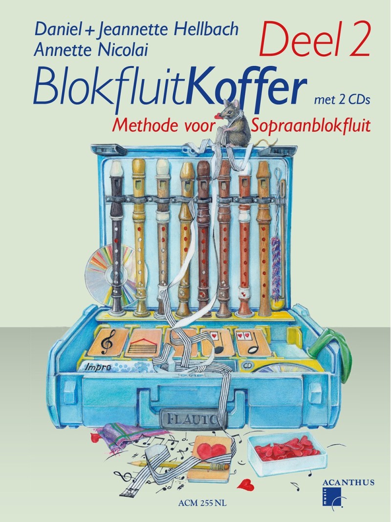 BlokfluitKoffer Deel 2 met 2 CD's