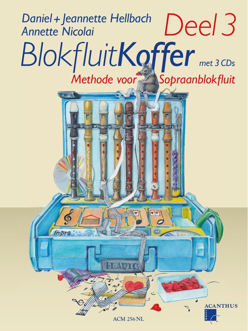 BlokfluitKoffer Deel 3 met 3 CD's