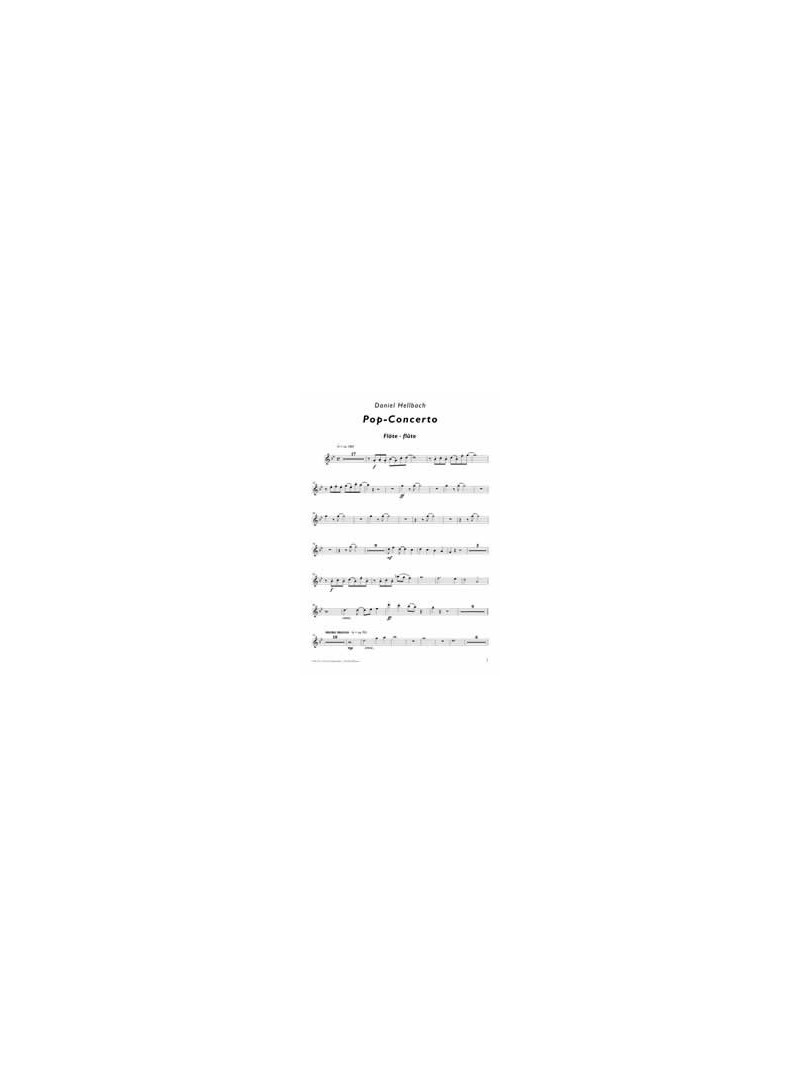 Pop-Concerto, SET ORCHESTRAL PARTS