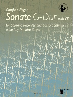 Gottfried Finger: Sonate G-Dur (mit CD)