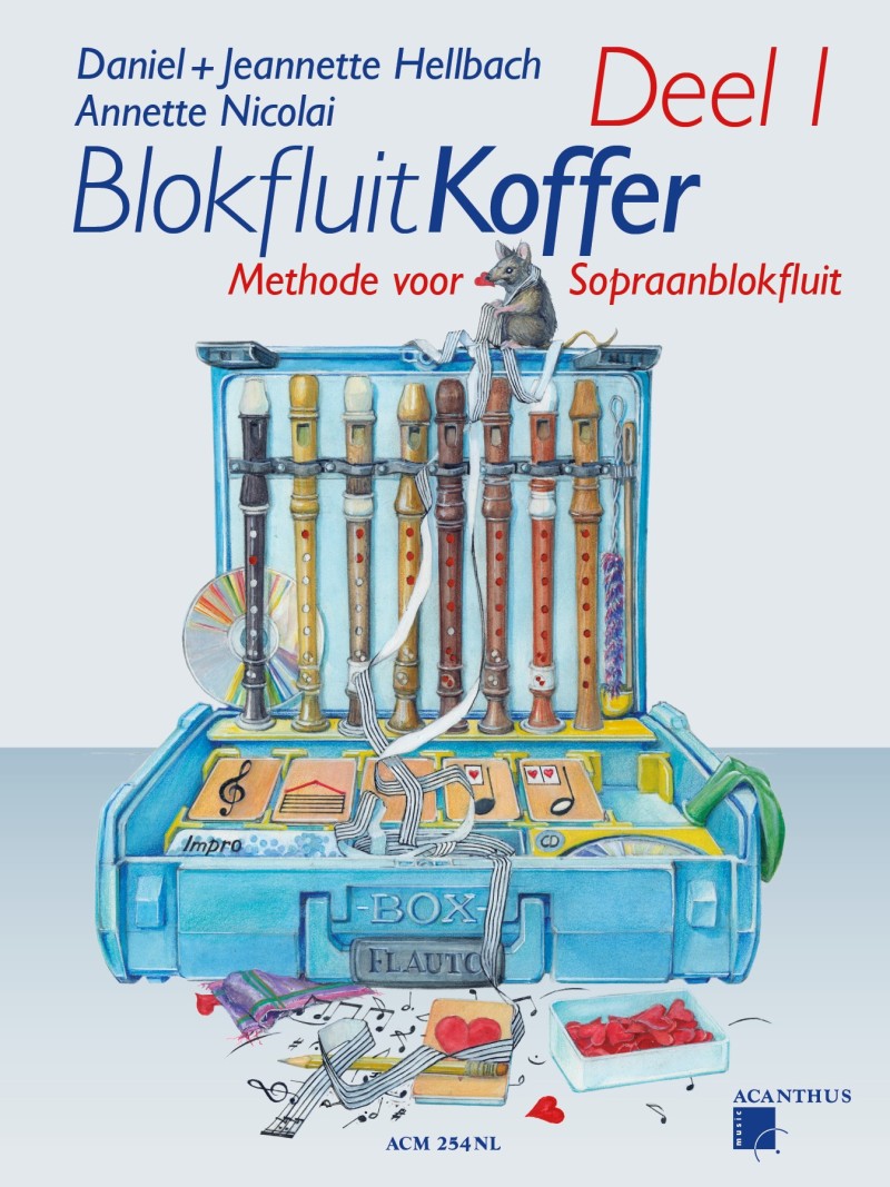 BlokfluitKoffer Deel 1 met 2 CD's